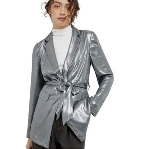 NWT Maeve Zada Metallic Blazer